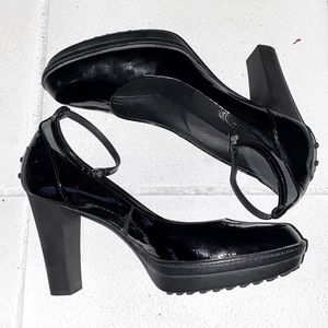 Tods Patent Leather Heel|EU: 37 1/2|Black